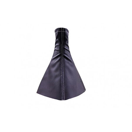 Seat Leon Mk2 2005-2012 Uyumlu Vites Körüğü Siyah Deri Gri Dikiş