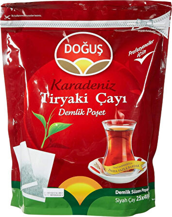 Doğuş Karadeniz Tiryaki Demlik Poşet Çay 40 gr 25'li