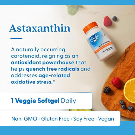 Doctors BEST Astaxanthin with AstaReal Supports Skin Elasticity for Healthy Aging 90 Softgels
