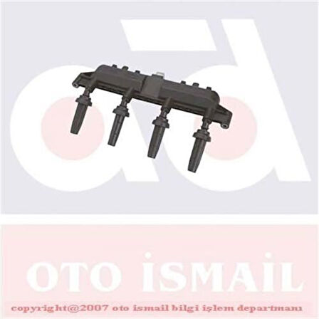 Doduco 7448 Ateşleme Bobini Berlıngo Xsara P306 Partner Tu3Jp 1.4 8V P106 P206 P306 Xsara Tu5Jp 1.6 8V Grı Soket
