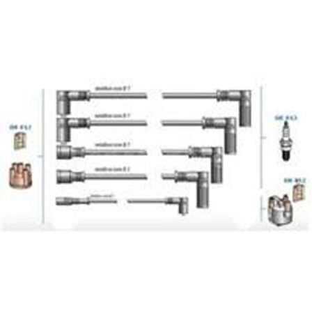 Doduco 7711 Buji Bobin Kablosu Tempra Tipo S SX SLX Ak 1.4 1.5 7691421