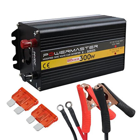 POWERMASTER PWR300-24 24 VOLT - 300 WATT MODIFIED SINUS WAVE INVERTER