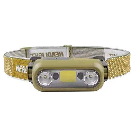 POWERMASTER PM-24027 6 MOD PARLAK IŞIKLI 2* XTE+COB LED SENSÖRLÜ KAFA LAMBASI