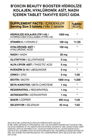 Bioxcin Beauty Booster 60 Tablet 3 Adet