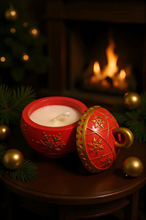 Kış Işıltısı Seti ( Üçlü Mum Seti )