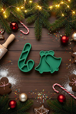 SEVİMLİ KIŞ SUNUM SETİ - YILBAŞI ÖZEL - YEŞİL ( KIRILMAZ )