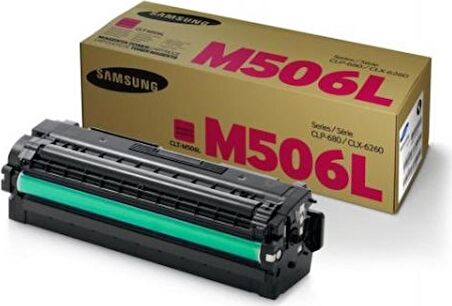 Samsung Clt-M506L Clx-6260 / Clp-680 3500 Sayfa Kırmızı Toner