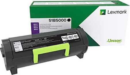 Lexmark Ms317-417-517-617 51B5000 Siyah Toner