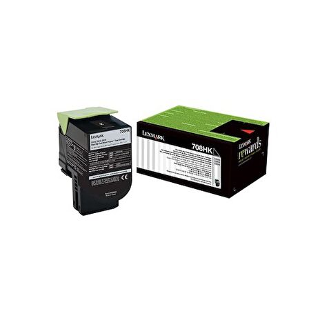 Lexmark 708HK Siyah Toner (70C8HK0)