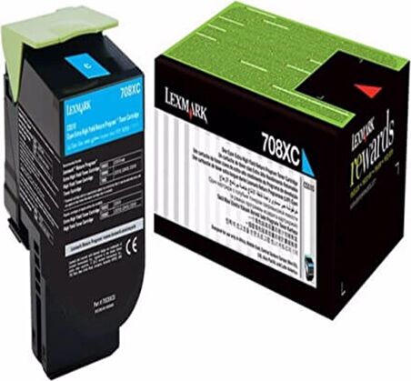 Lexmark CS510-70C8XC0 Mavi Toner