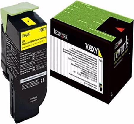 Lexmark CS510-70C8XY0 Sarı Toner