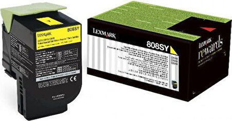 Lexmark Ton Bundle (Cx310) Sarı 2000 Sayfa 80C8Sy0-Bnd