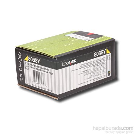 Lexmark Cx310-Cx410 (80C8sy0) 2.000 Syf.Sarı Toner