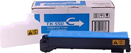Toner Sepeti Kyocera Mita TK-550 Mavi Muadil Toner
