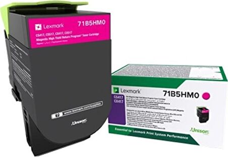 Lexmark 71B5HM0 CS417/517/CX417/517 3500 Sayfa Kırmızı Toner