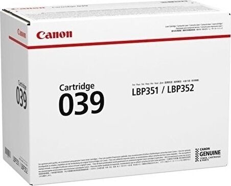 Canon CRG-039 Orjinal Toner LBP-352x