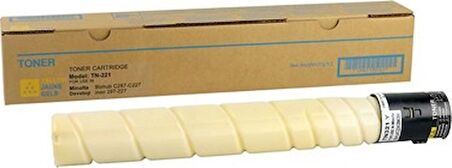 TN-221Y Muadil Sarı Toner Bizhub C227 26K