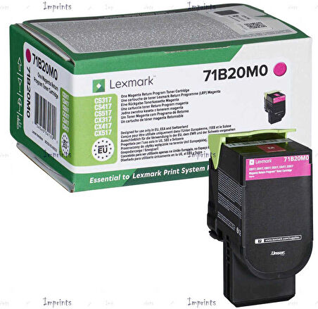 Lexmark CS317-71B50M0 Kırmızı Toner