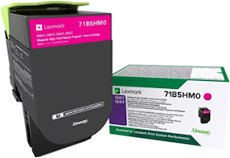 Lexmark CX417DE Kırmızı  yazıcı toneri Yüksek Kapasiteli