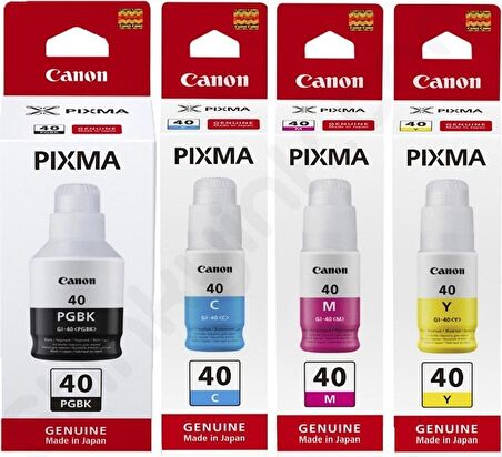 Canon Gı-40 Mürekkep (GI40) Set 4 Renk GM2040-GM5040