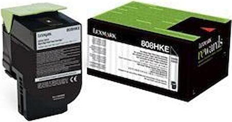 Lexmark 80C8Hke Siyah  Toner Cx410 / Cx510
