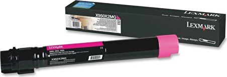 Lexmark X950 KIRMIZ TONER X950X2MG  22K   Kırmızı
