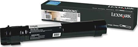 Lexmark X950 TONER X950X2KG  32K   Siyah