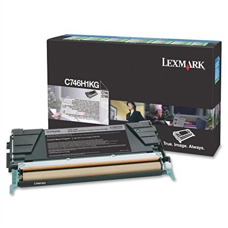 Lexmark C746h1kg Lexmark C746/C748 Siyah Toner