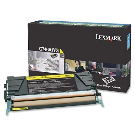 Lexmark C746a1yg Lexmark C746/C748 Sarı Toner