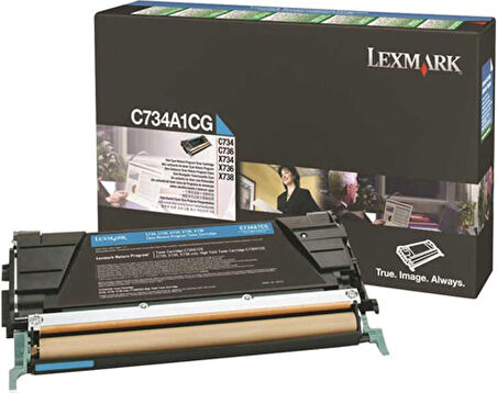 Lexmark C734-C734A1CG Mavi Toner