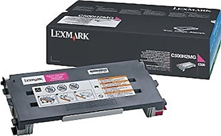 Lexmark C500H2Mg Kırmızı Toner - Lexmark C500N Toneri