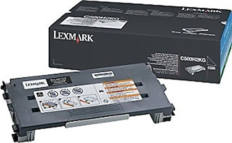 Lexmark C500H2Kg Siyah  Toner - Lexmark C500N