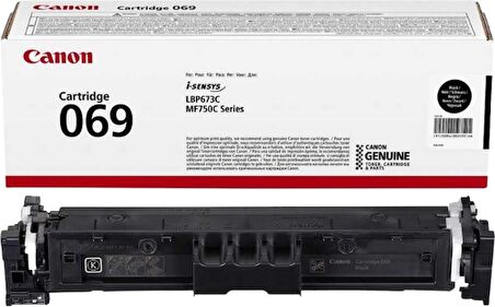 Canon LBP673CDW MF752CDW MF754CDW 5094C002 CRG-069 Siyah Orijinal Toner 2100 Sayfa