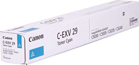 Canon C-EXV-29/2794B002 Mavi Fotokopi Toneri