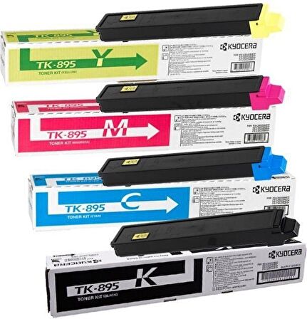 Kyocera Mita TK-895 Orjinal Toner Takımı Tonerburada