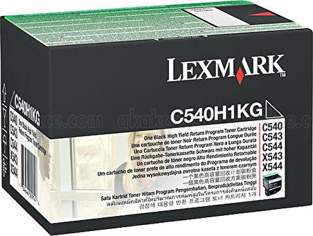 Lexmark C540 -C540H1KG Siyah Orjinal Toner