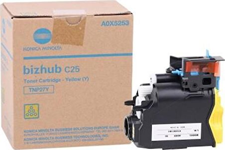 Konıca Mınolta Tnp27Y Bizhub C25 Sarı  Toner