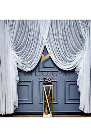 Keten Donati Yeni Moda Tül Kruvaze Tiyatro Yanki Tül Perde