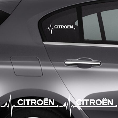 Citroen AX Ritim Oto Sticker (2 Adet)