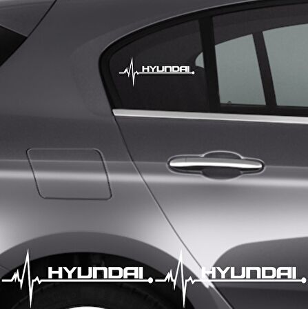 Hyundai Santa Fe Ritim Oto Sticker (2 Adet)