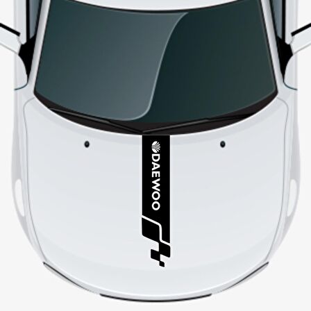 Daewoo Tico Ön Kaput Oto Sticker