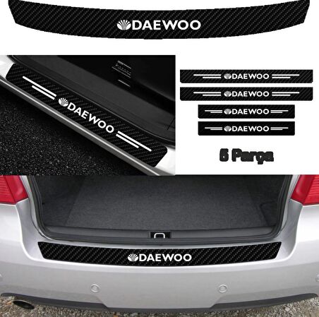 Daewoo Nubira Bağaj ve Kapı Eşiği Karbon Sticker (SET)