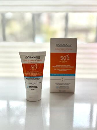 Doragold Sunscreen SPF 50+ Güneş Kremi 50ml 2'li Set