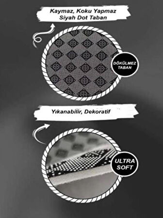 Dekoratif Desenli Oto Paspas Takımı