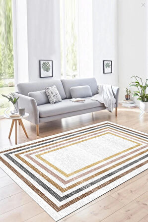 Dijital Baskılı Dekoratif Yıkanabilir Kaymaz Taban Halı