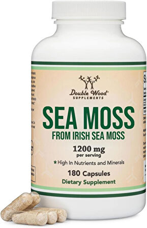 Double Wood Irish Sea Moss High in Minerals 180 Caps