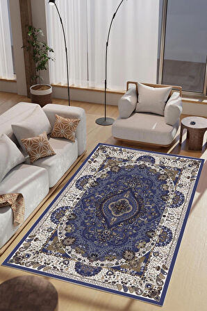 Otantik Desenli Makinede Yıkanabilir Salon Halısı Yatak Odası Halısı & Yolluk Modelleri