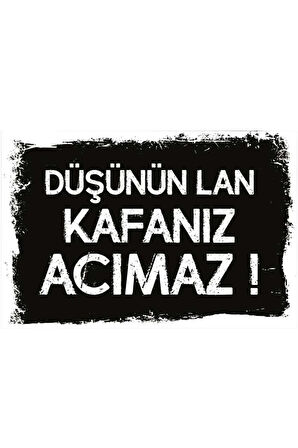 Slogan Ahşap Mdf Poster, Modern Duvar Dekoru, Sanatsal Poster, Ev Ofis, Cafe Duvar Süs