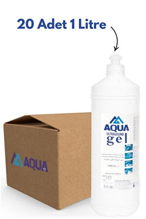 Aqua Medikal Ultrason Jeli 1000 Ml x 20 Adet (1 Koli)