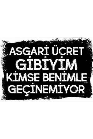 Slogan Ahşap Mdf Poster, Modern Duvar Dekoru, Sanatsal Poster, Ev Ofis, Cafe Duvar Süs